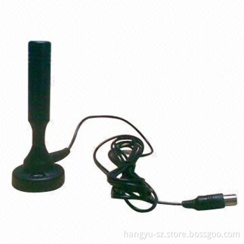 DVB-T Antenna, Made of Plastic with 174 to 230/470 to 860MHz Frequency, 3 to 5V DC Voltage